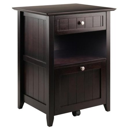 WINSOME WOOD Winsome Wood 23119 Burke File Cabinet; Coffee - 24.17 x 20 x 31.1 in. 23119